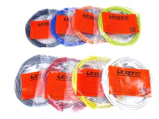Litepro Bicycle Cable Tube Set Mountain Road Folding Bike Transmission Cable Set with Brake and Transmission Cables