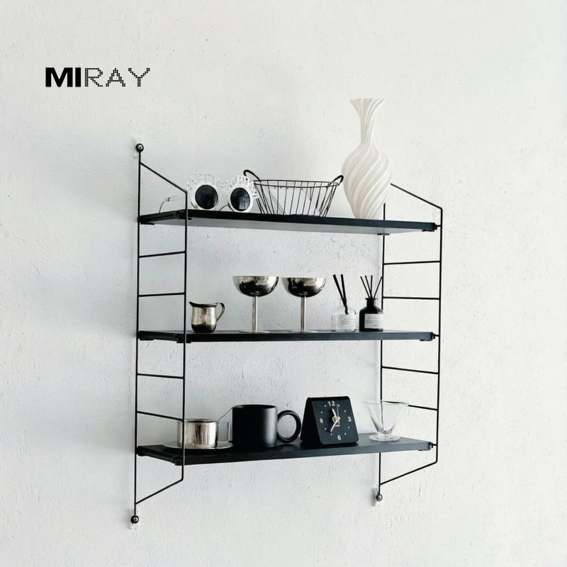 Nordic Ins-Style Wall-Mounted Storage Rack, Multi-Layer Bookshelf, Wall-Mounted Iron Art Shelf, Decorative Rack Nordic Ins-Style Wall-Mounted Storage Rack, Multi-Layer Bookshelf, Wall-Mounted Iron Art Shelf, Decorative Rack