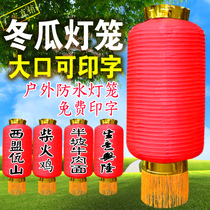  Farmhouse tourist attractions gate festival advertising large mouth Japanese and Korean winter melon lantern decoration lantern printing