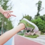 Giày thể thao mùa thu cho trẻ em Zhongda giầy trắng nữ