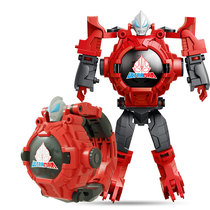 Childrens electronic watch Ott deformation Manway King Kong toy student projection cartoon transformation robot boy