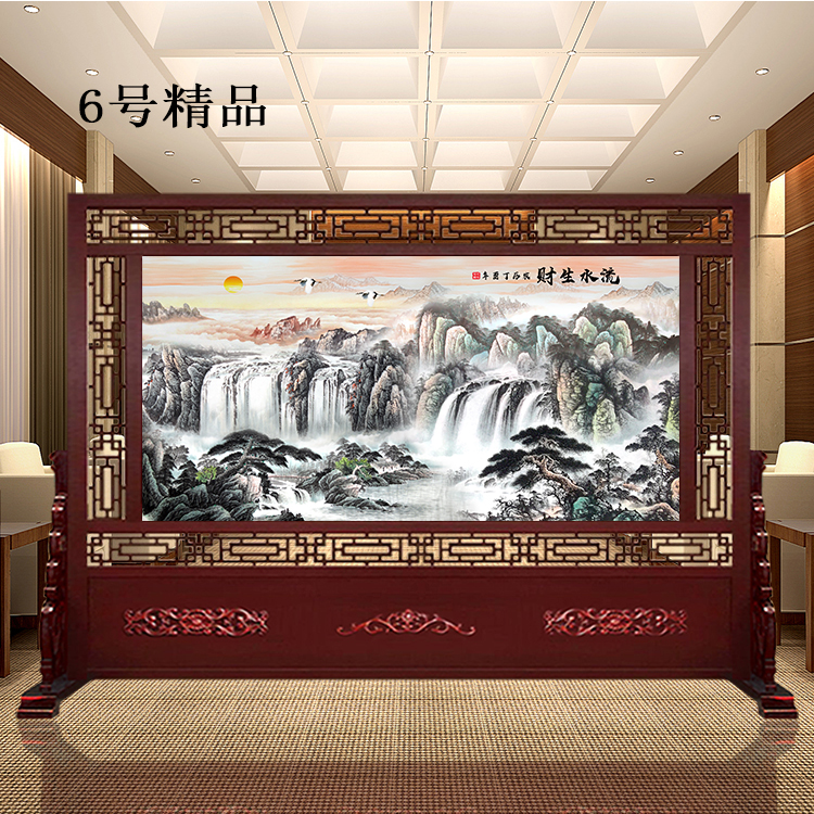 Tùy chỉnh màn hình hiên gỗ rắn phân vùng cảnh quan toàn vẹn phong cách Trung Quốc phòng khách công ty văn phòng khách sạn đơn vị màn hình hội trường - Màn hình / Cửa sổ mẫu song cửa sổ gỗ đẹp