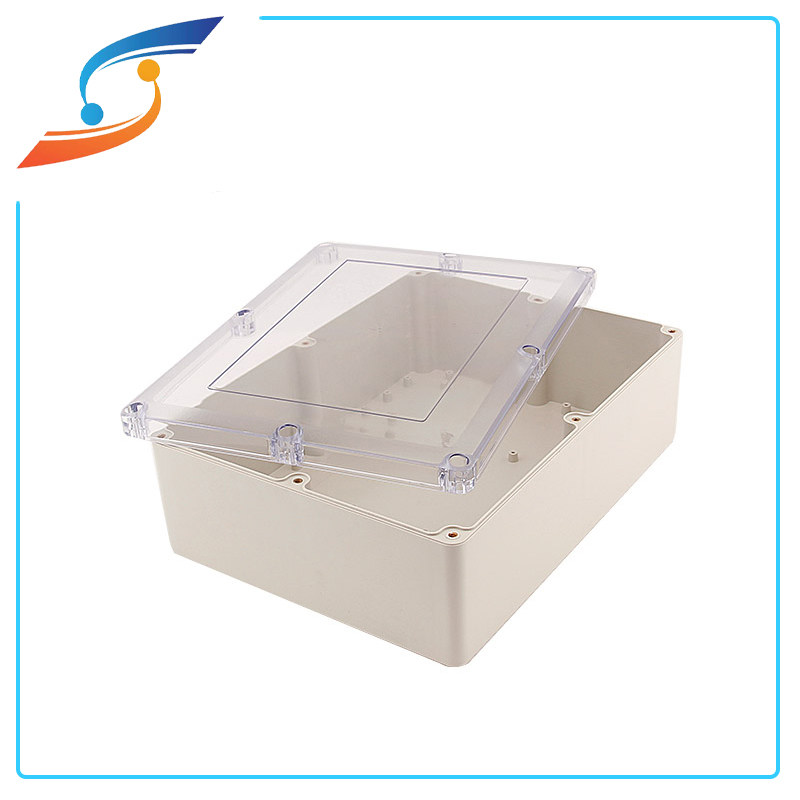 Waterproof junction box transparent cover 320*240*110 power sealed branch wiring ABS plastic IP66 waterproof box