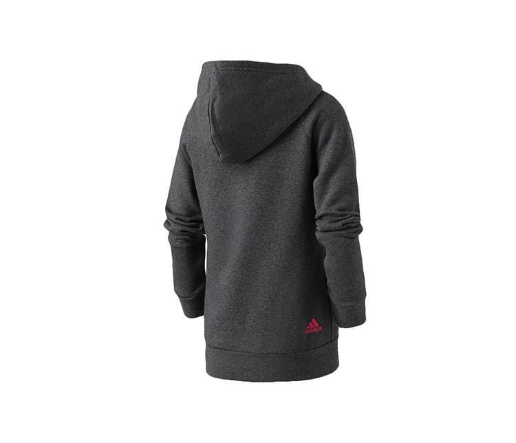 Áo len nữ Adidas Adidas 2018 áo thun mới trùm đầu cộng với quần áo thể thao nhung giản dị BK7060 áo khoác zip