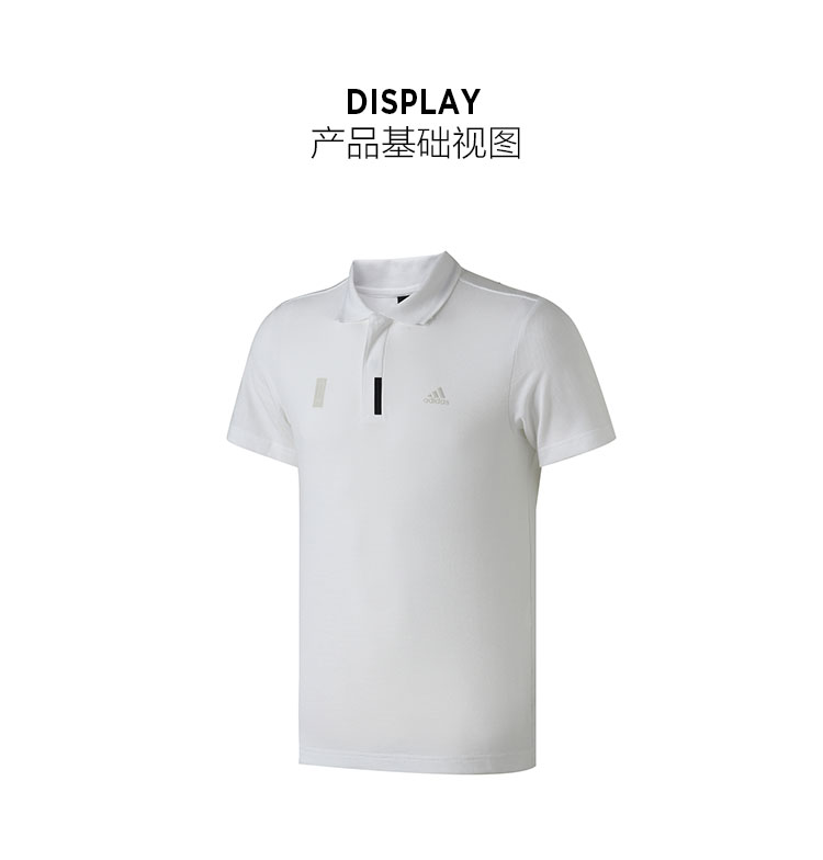 Quần áo nam Adidas ngắn tay áo polo 2019 áo phông mới áo phông WJ trang phục thể thao giản dị DW4683 - Áo polo thể thao áo polo đen