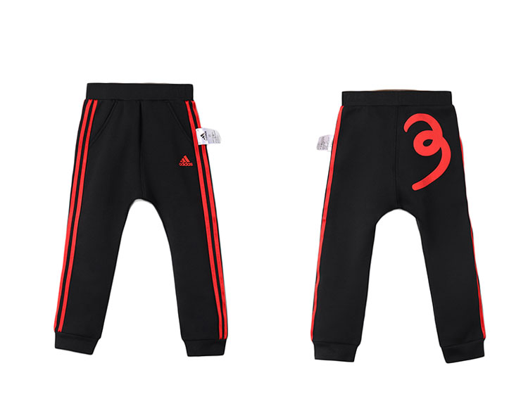 Bộ quần áo dệt kim cho bé Adidas Tongren 2019 mới cho bé bộ đồ thể thao giản dị DW5941 - Thể thao sau bộ adidas hồng