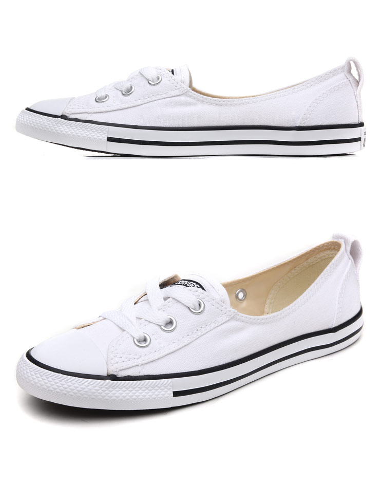 CONVERSE Giày nữ giày vải mới All Star low để giúp nông miệng thoải mái thời trang giày thể thao 547167C giày da thể thao