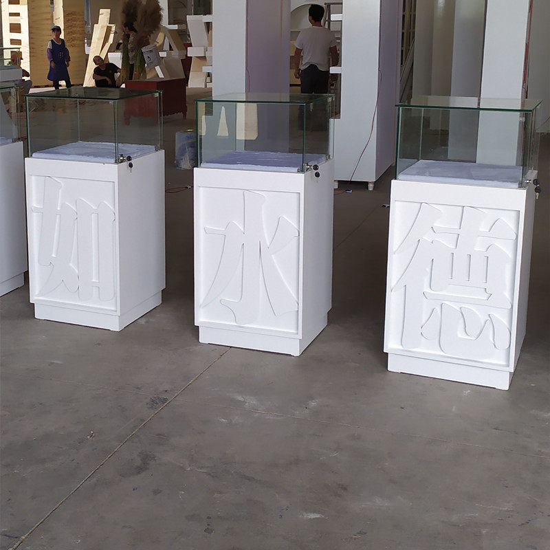 Chinese character display stand multifunctional paint display cabinet product display cabinet Zhongdao booth display cabinet goods counter customization