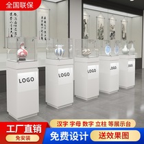 Company product exhibition display cabinet paint booth display stand science and technology museum glass cabinet museum display cabinet customization