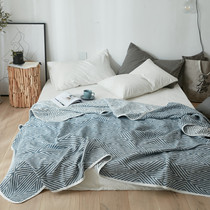 Wash cotton summer quilt cotton gauze air conditioning blanket single double dormitory nap quilt solid color children Spring and Autumn quilt