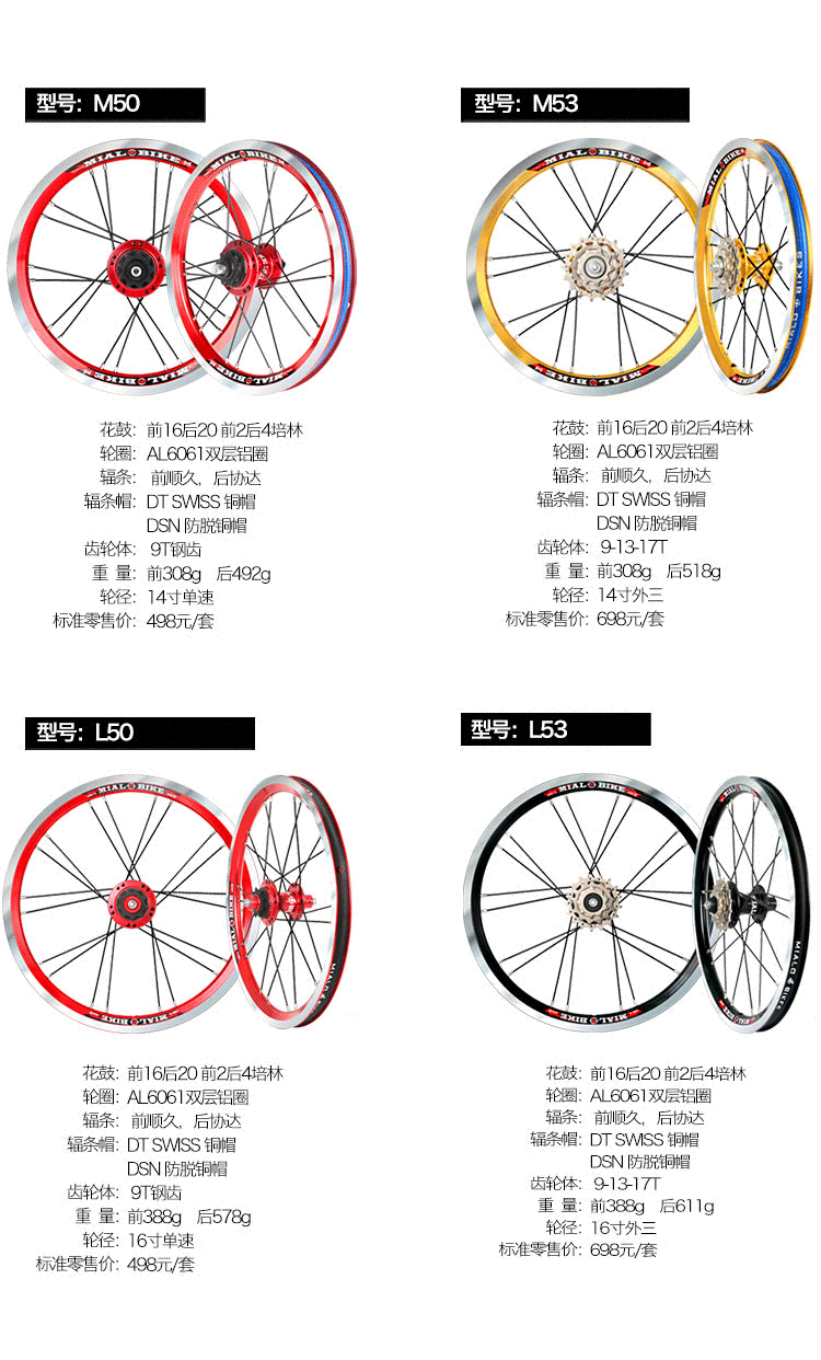 Roues de vélo MIALO 14 pouces - Ref 2369809 Image 19