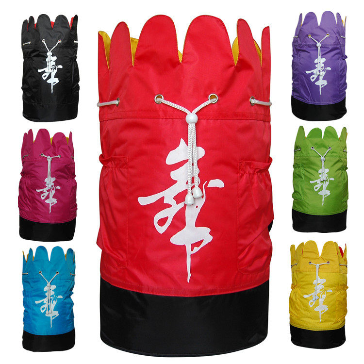 Children Dance Bag Petal Double Shoulder Bag Thickened Waterproof Cloth Toddler Outdoor Dancing Special Bag Female Print