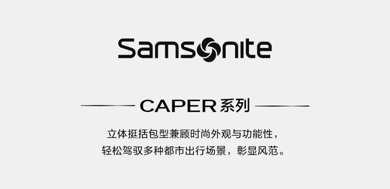рюкзак samsonite新秀丽商务双肩包大容量电脑背包短途差旅通勤包百搭tx6