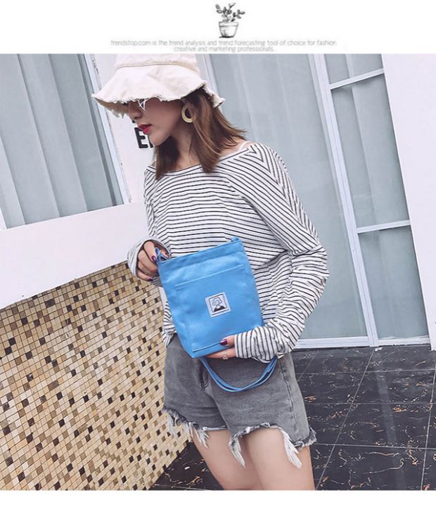 Túi đựng điện thoại di động nữ 2018 mới hoang dã Hàn Quốc túi vải đeo vai Messenger túi xách điện thoại di động túi nhỏ túi xách túi cầm tay nữ