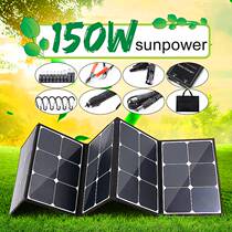  sunpower solar folding bag 5% off 100W American battery cell charging mobile phone laptop New product