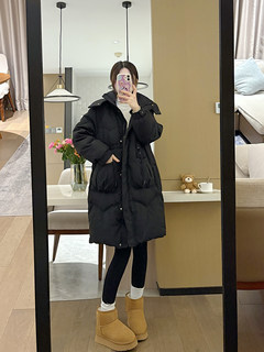 Waist down jacket for women 2025 winter new style high-end and great-looking thickened design 90 white duck down jacket