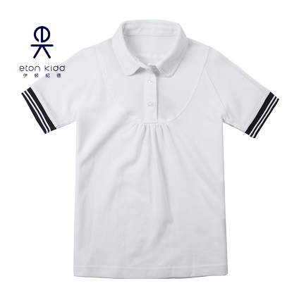 Eaton Gide school uniform children's college wear summer new girls' short-sleeved POLOT shirt YB10T222 223