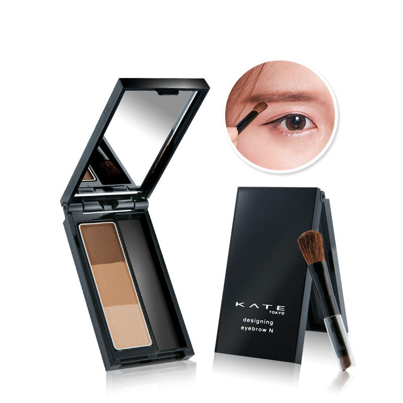 kate, kate, kanabao, kate, three colors eyebrow powder, waterproof natural nose shadow, three in one