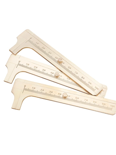 Bonato -Beef Ruler Portable Mini Cursor Rule Ruler Outdoor EDC Tool Wenwan Измерение правителя Retro Pure Copper