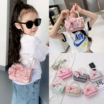 Net Red children bag cute girl shoulder bag fashion Princess small bag tide fairy Hand bag little girl satchel