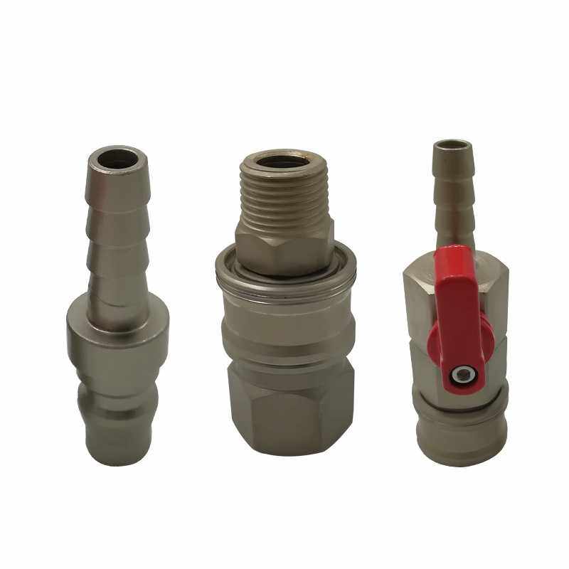 Quick joint windy gun quick inflatable joint with switch inner tooth outer tooth small pneumatic wrench string gas wire quick joint