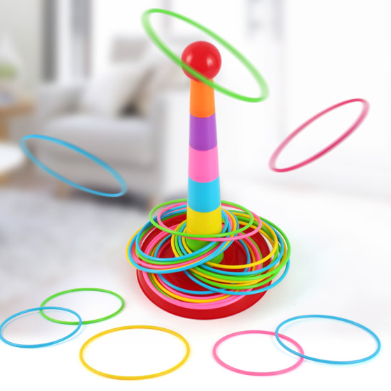 Children's game ring toy ring throw ring parent-child interactive puzzle leisure kindergarten stacking game