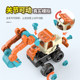 DIY detachable engineering vehicle toy set boy screw assembly children's puzzle disassembly simulation sliding model