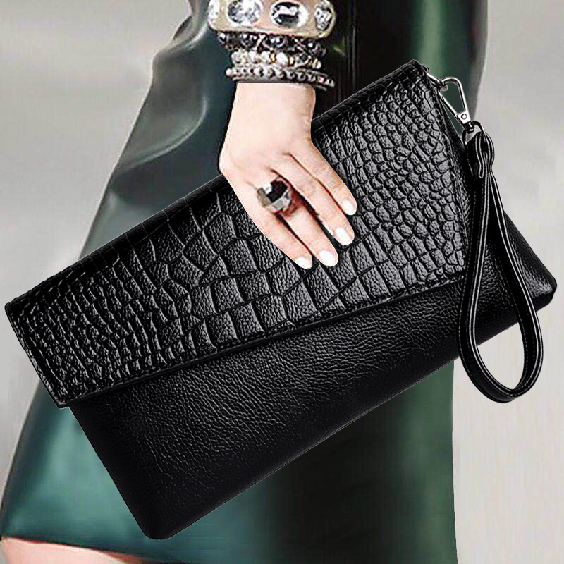 Clutch Bag for Women 2026 New Style Ladies' Envelope Bag Crocodile Pattern Clutch Bag Crossbody Bag Women's Shoulder Bag Socialite Women's Bag