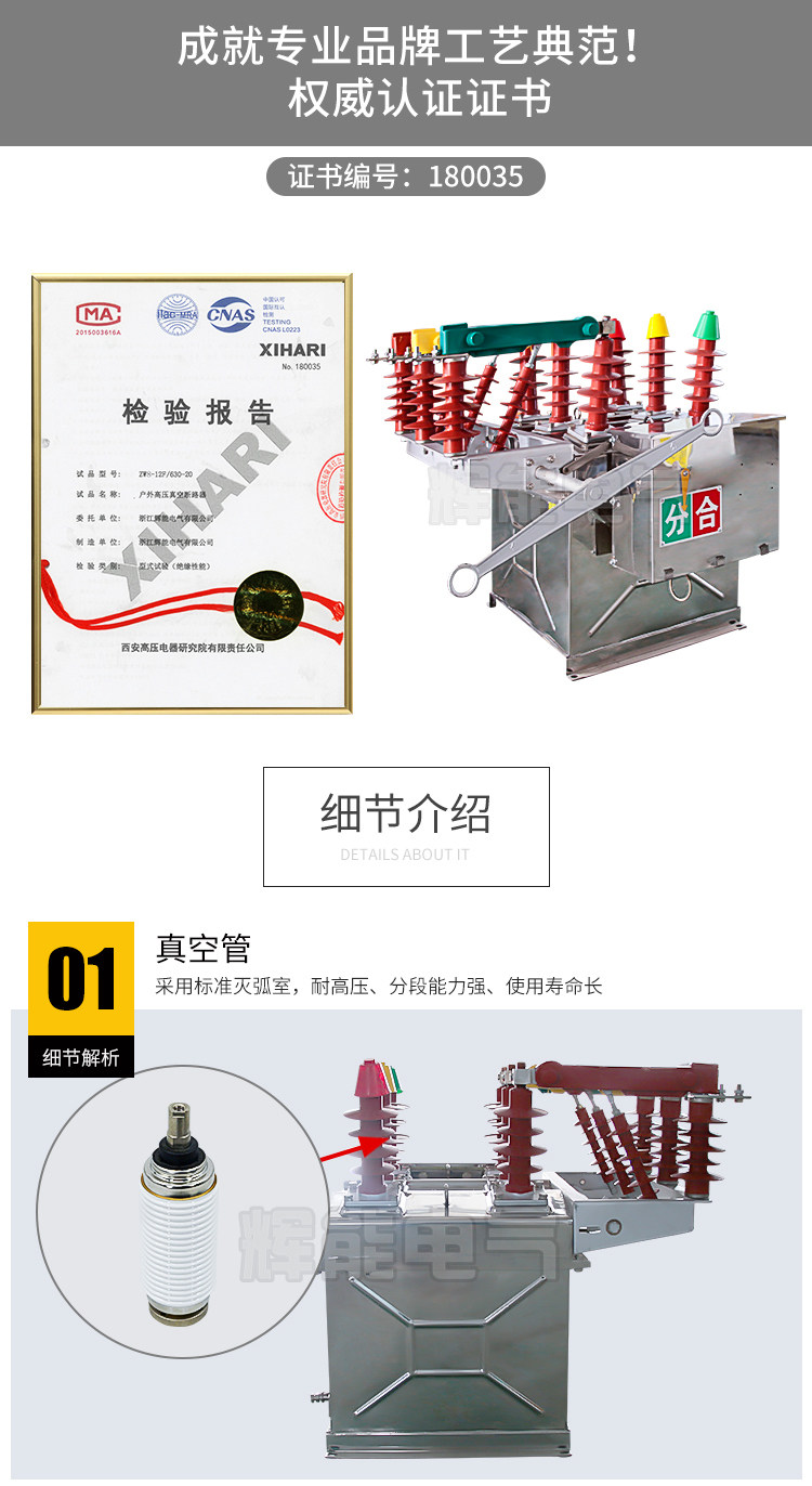 供应辉能电气ZW8-12G户外高压真空断路器柱上开关10KV高压断路器 ZW8-12G,户外高压真空断路器,高压真空断路器,10KV户外高压真空断路器,10KV柱上开关