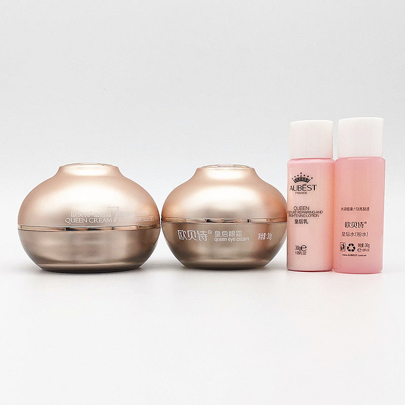 Aube Poetry Queen's Queen's Courtesy Box Eye Cream 30g Queen's cream 60g DELIVERED WATER MILK 30g SUITS OF ANTI-WRINKLE