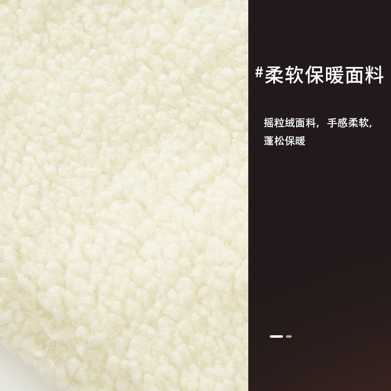 诺诗兰羊羔绒围巾男女秋冬户外22新款:蓬松保暖柔软防寒交叉式围巾,冬季温暖新宠!-围巾-淘宝好物网