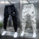 Trendy new autumn and winter velvet embroidered men's casual pants