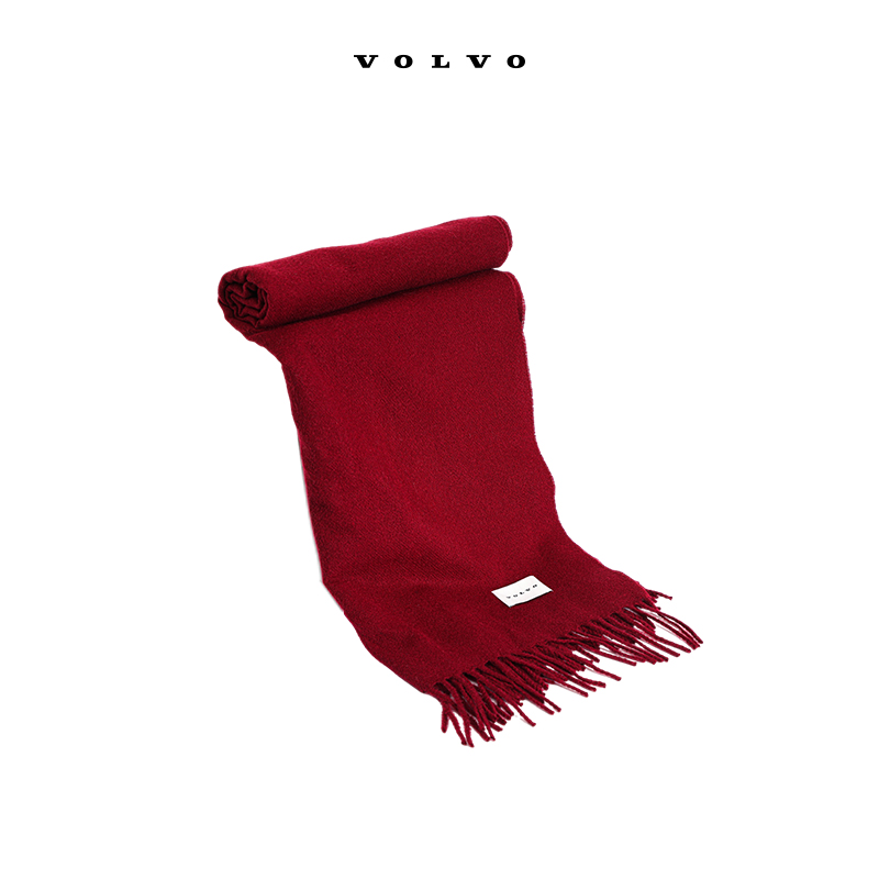 (Volvo Car Life Superior) Warm Yang Series-Thickened Warm Wool Blend Scarf Gift Box Autumn Winter