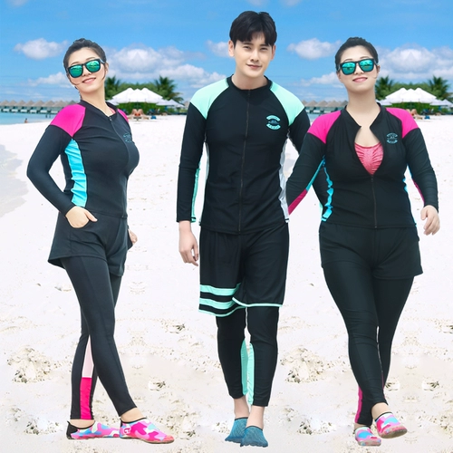 Раздельный быстросохнущий лонгслив, купальник с молнией, комплект, большой размер, защита от солнца