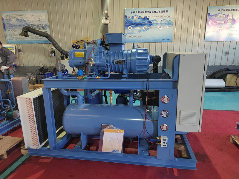 Холодильное оборудование 莱富康冷库速冻库隧道sw3l4000低温40匹螺杆制冷压缩机单机机组 Lai Fu Kang