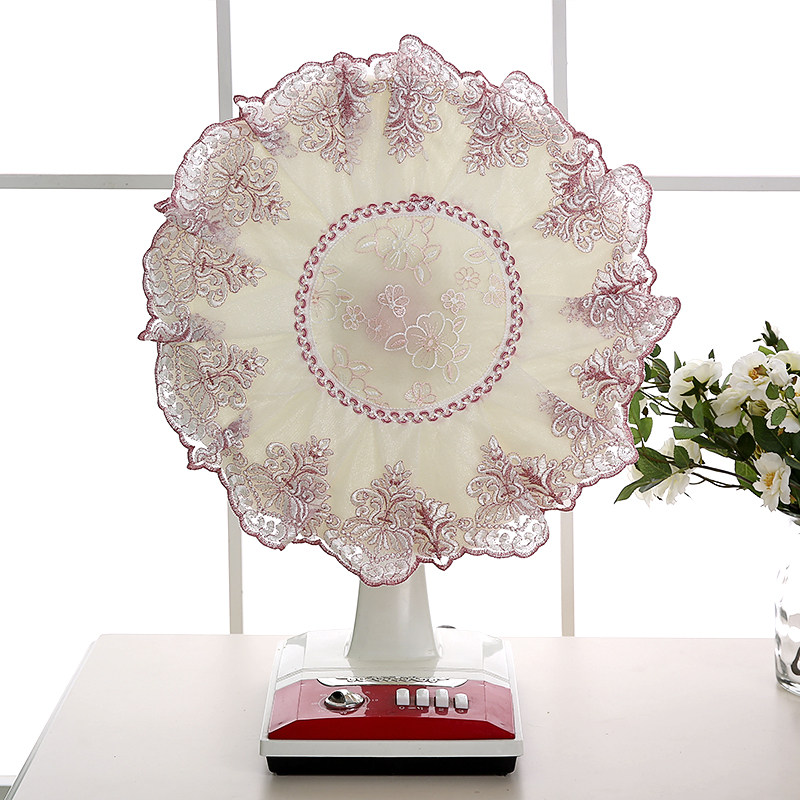 Fan cover dust cover floor-type grid dust cloth round wall set desktop fan sleeve all pack