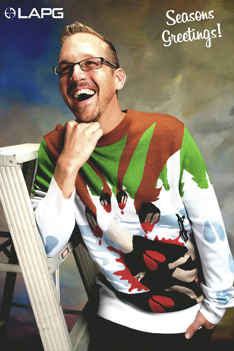 US imports LAPG men's fall sweater extractable outwear jacket sweater warm round neck sweater clear cabin special price