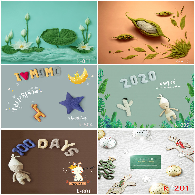 New hundred days baby background cloth children indoor photo background wall family studio video cloth tile photo background