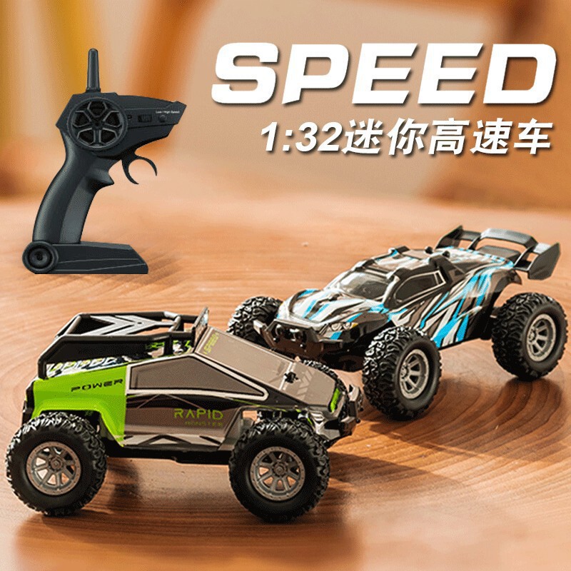 1:32 Mini Remote Control Car High-Speed Tesla Cybertruck Off-Road Vehicle Children's Boys Toy Car Model