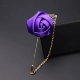 Handmade trâm nam và nữ nghi lễ thêu ngực phù hợp với trâm cài phụ kiện Hàn Quốc hoa hồng tua rua trâm đen