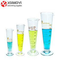  Glass triangle measuring cup with scale Tapered measuring cup 10ml 25ml 50ml 100ml 250ml