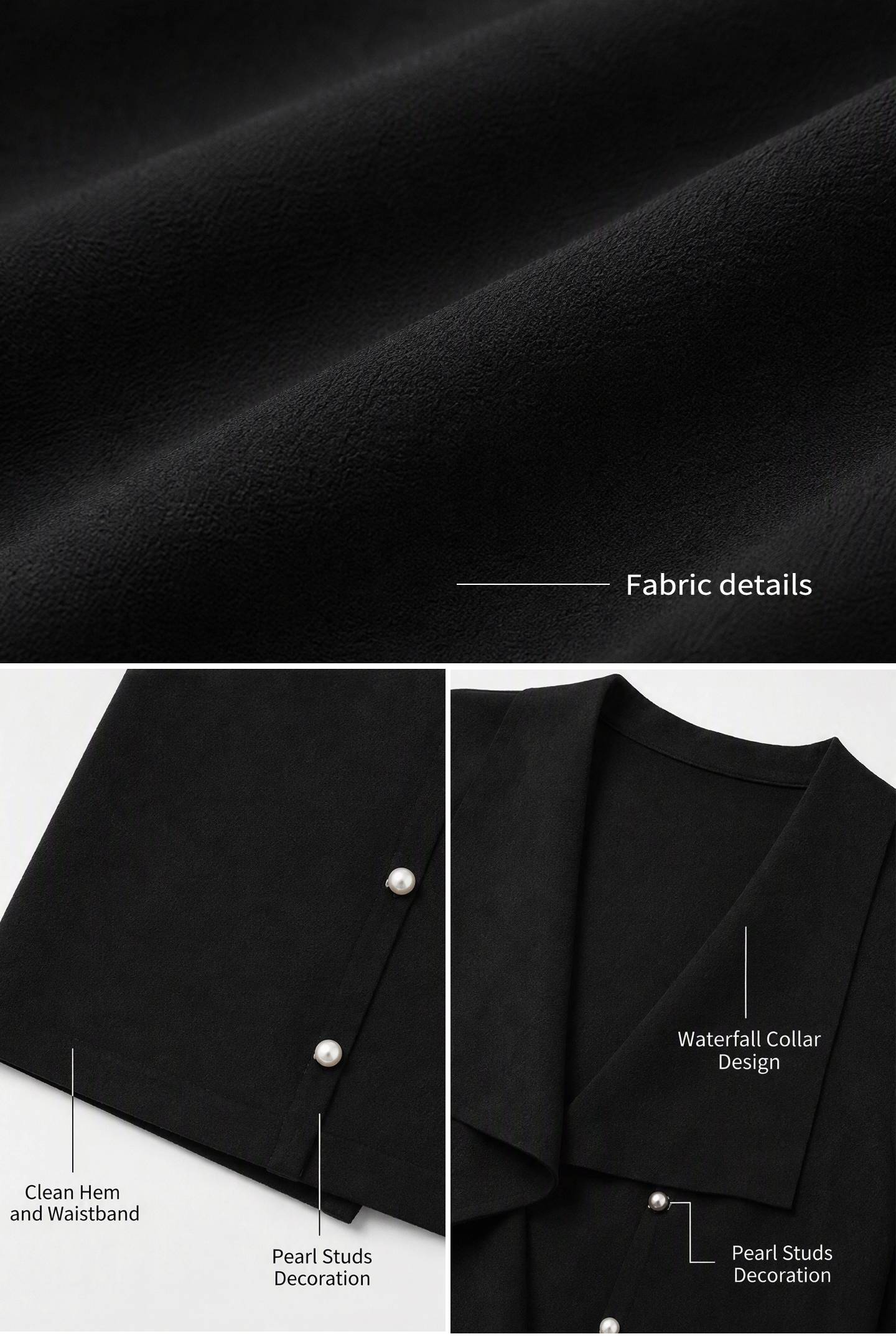 WITHMIN Pure Desire V-Neck Cropped Cardigan