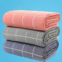 Six-layer gauze towel quilt cotton double summer quilt cotton single childrens towel blanket lunch break thickened bath towel