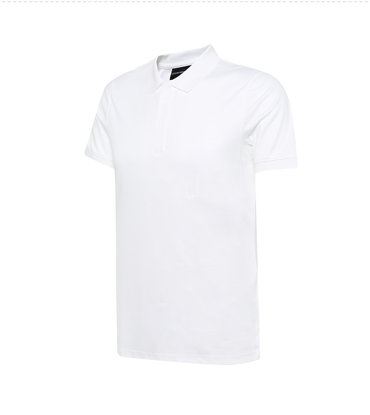 Emporio Armani / Armani áo sơ mi POLO đơn giản ve áo ngắn tay nam thời trang giản dị nam mới - Polo t shirt golf