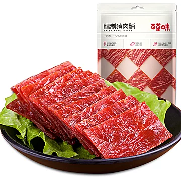 【百草味】靖江精制猪肉脯零食155g