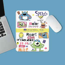 Cartoon Cute Monster Mouse Couple Middle Square Girl Desktop Game Silk Stroke Light Leather Pad