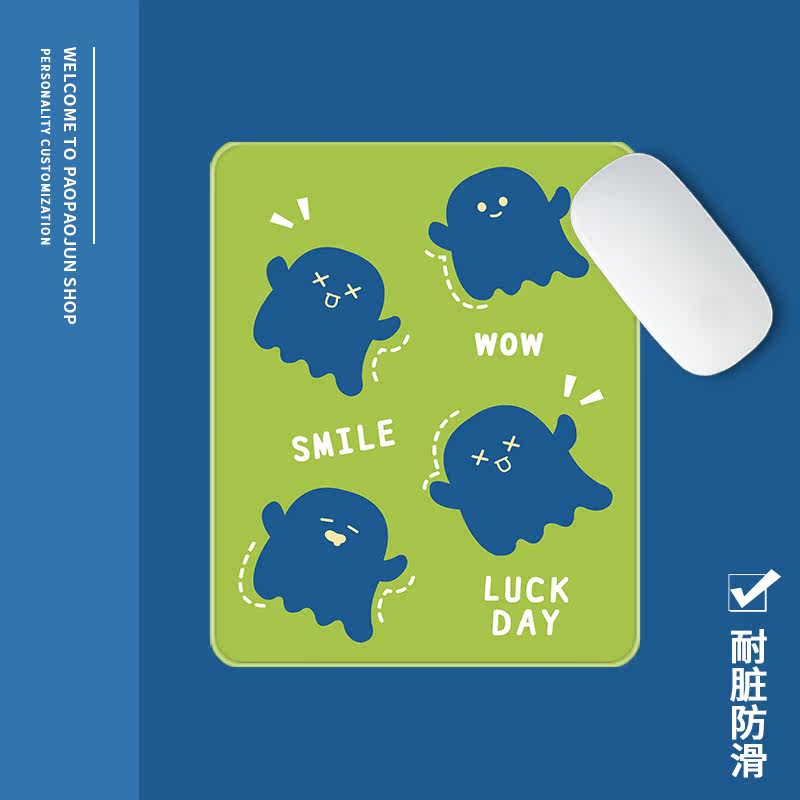 Cartoon cute desktop medium and small books student office anti-mouse pad hard dormitory home men and women computer notebook