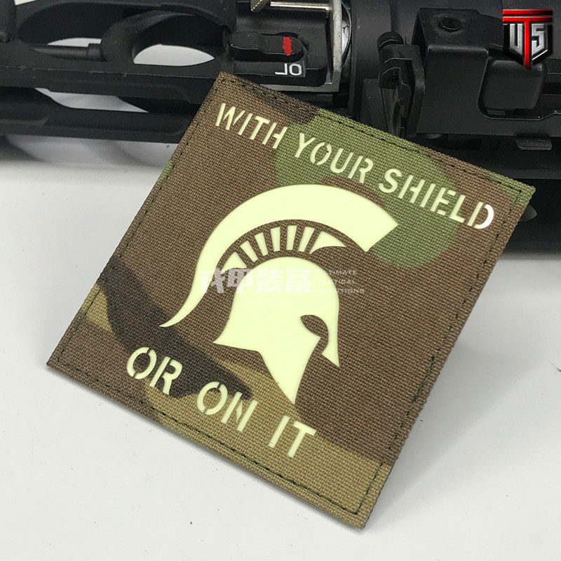 Spartan EDC Velcro Chapter Luminous Chapter Backpack Chapter Armband