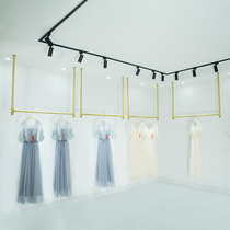 Wedding dress rack Wall-mounted on the wall Wedding hanger Photo studio hanging U-shaped boom Clothing store hanging hanger