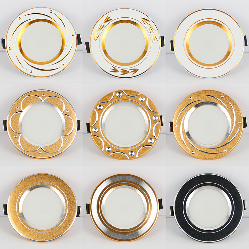 Downlight LED7 5 opening firing lights household with 5W translucent smalllight Lightroom Cabinet Ceiling lamp embedded hole lamp